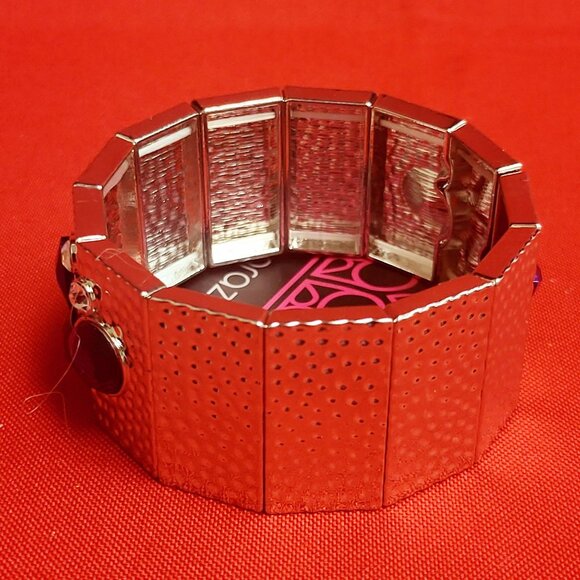 Paparazzi Flickering Fortune Blue Bangle Bracelet - Picture 6 of 10